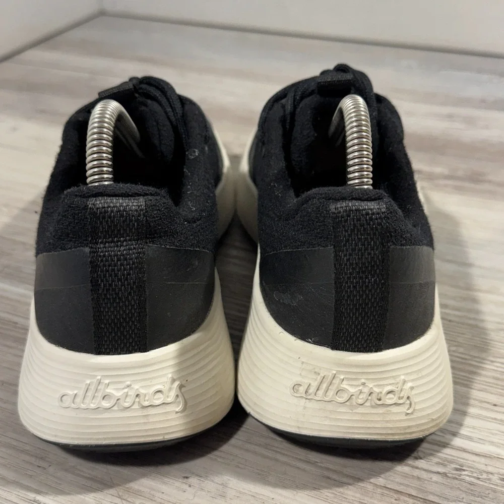 Allbirds Women Wool Runner Protect Natural Black Comfort Shoe Size 9.5